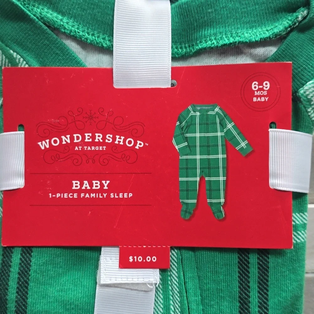 Baby Plaid Matching Family Footed Pajama | Wondershop | 6-9 Mos